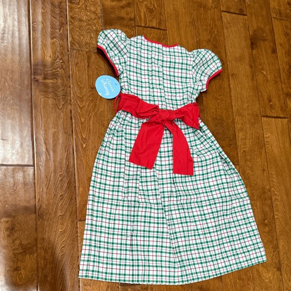 NWT Size 6 Classic whimsy  Dress with Red Bow - Picture 2 of 2